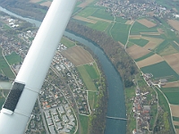 flight-2009-04 021  roundtrip Grenchen LSZG - Altenrhein LSZR José Fleiderman - Rhein river